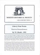 Liberty Print Works Leaflet